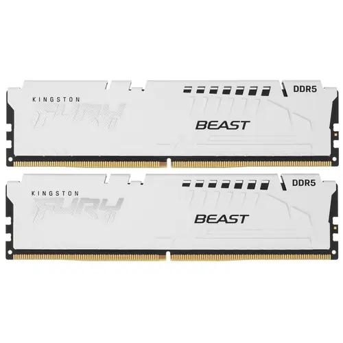 Оперативная память Kingston FURY Beast White [KF556C40BWK4-128] 128 ГБ