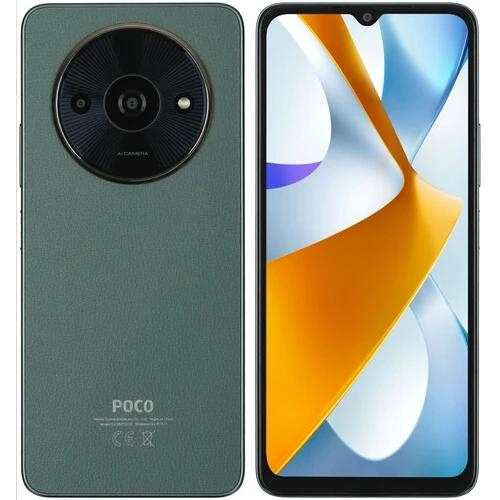 6.71" Смартфон POCO C61 128 ГБ зеленый