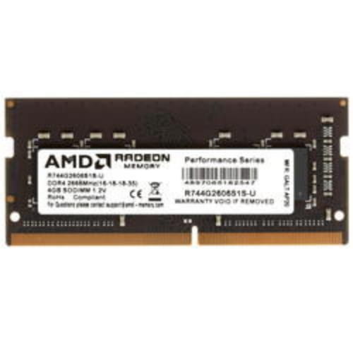 Оперативная память SODIMM AMD Radeon R7 [R744G2606S1S-U] 4 ГБ