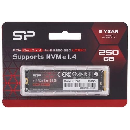 250 ГБ M.2 NVMe накопитель Silicon Power UD80 [SP250GBP34UD8005]