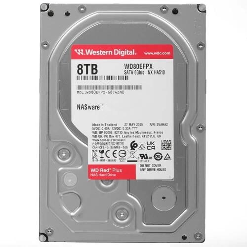 8 ТБ Жесткий диск WD Red Plus [WD80EFPX]