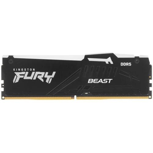 Оперативная память Kingston FURY Beast Black RGB [KF552C40BBA-16] 16 ГБ