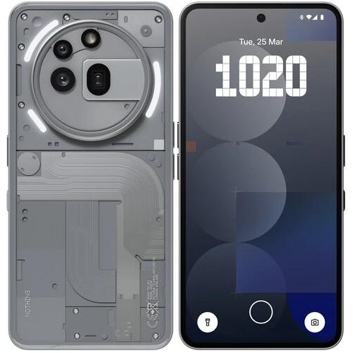6.77" Смартфон Nothing Phone 3A Pro 256 ГБ серый