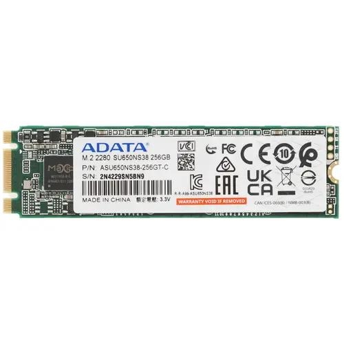 256 ГБ M.2 SATA накопитель ADATA Ultimate SU650 [ASU650NS38-256GT-C]