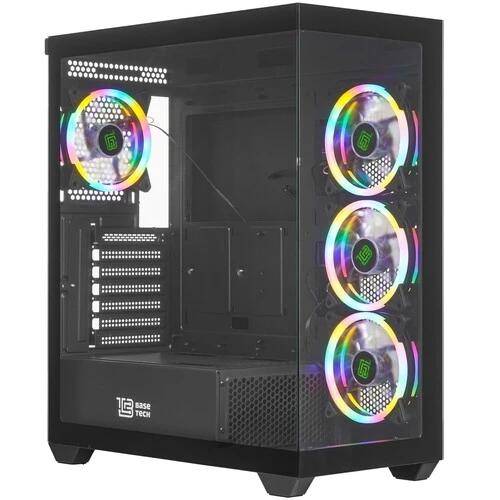 Корпус BaseTech eXtreme GFX-05 [BT-GFX-05-TG-4F-RGB] черный